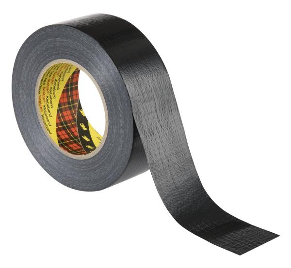 3M™ Schwerlast-Gewebeklebeband 2904, Schwarz, 48 mm x 50 m, 0.19 mm