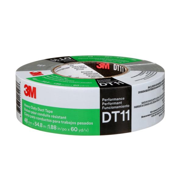 3M™ Schwerlast-Gewebeklebeband DT11, Schwarz, 48 mm x 55 m, 0.28 mm, einzeln verpackt