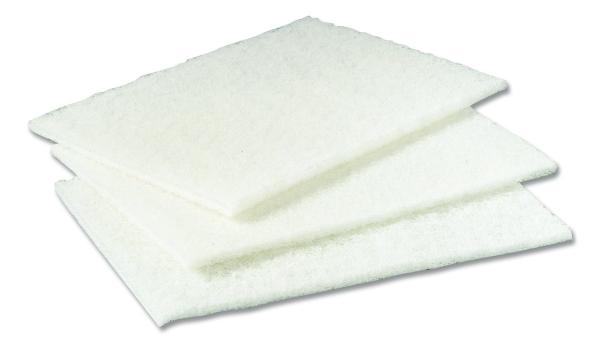 3M™ Scotch-Brite™ Handpad 98, Weiß, 158 mm x 224 mm, 60 Stück / Karton