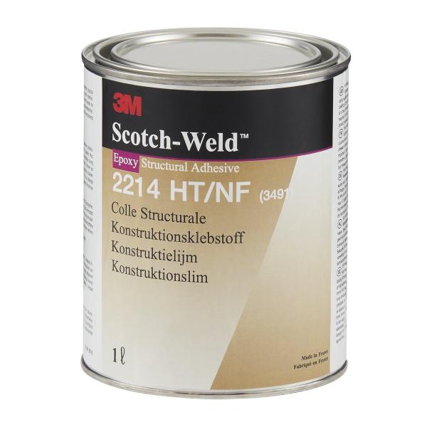 3M™ Scotch-Weld™ 1-Komponenten-Konstruktionsklebstoff auf Epoxidharzbasis 2214 HT/NF, HT Neue Formulierung, Grau, 1 L