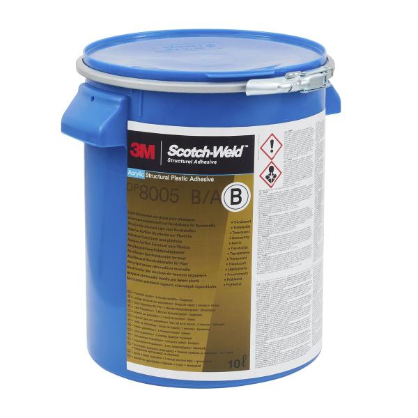 3M™ Scotch-Weld™ 2-Komponenten-Konstruktionsklebstoff auf Acrylatbasis DP8005 Off-white, Transluzent, Teil B, 10 L