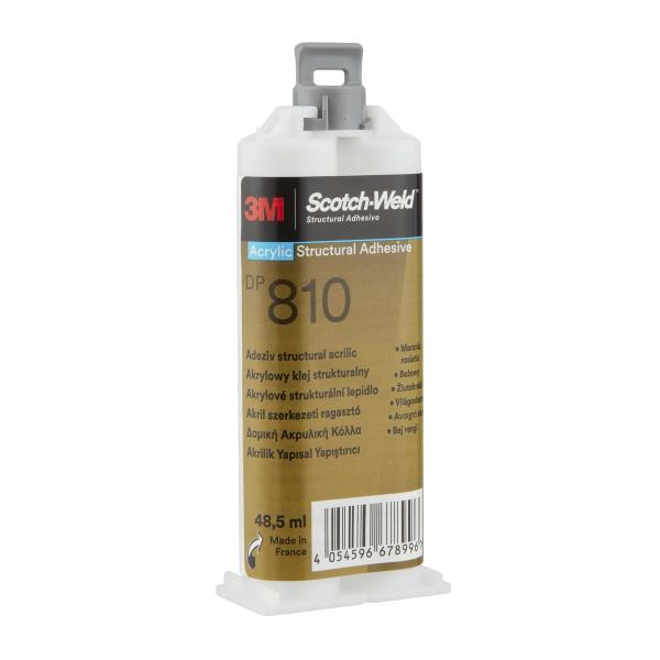 3M™ Scotch-Weld™ 2-Komponenten-Konstruktionsklebstoff auf Acrylatbasis DP810, Hellbraun, 48.5 ml, Label1