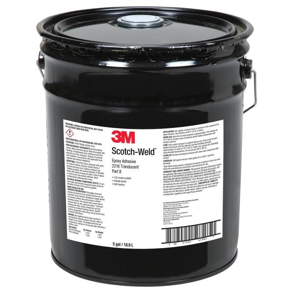 3M™ Scotch-Weld™ 2-Komponenten-Konstruktionsklebstoff auf Epoxidharzbasis DP2216 Grau, Teil B, 18.9 L, IT