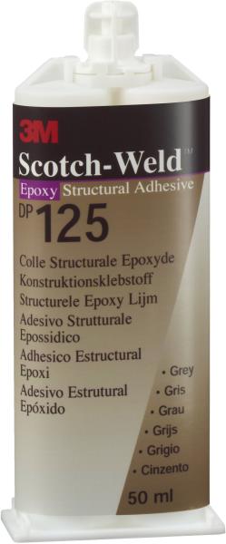 3M™ Scotch-Weld™ 2-Komponenten-Konstruktionsklebstoff auf Epoxidharzbasis DP125, Grau, 400 ml