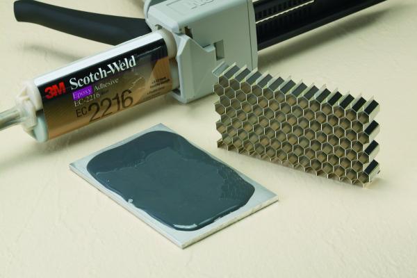 3M™ Scotch-Weld™ 2-Komponenten-Konstruktionsklebstoff auf Epoxidharzbasis DP2216, Grau, Teil B/A, Grau, 59 ml