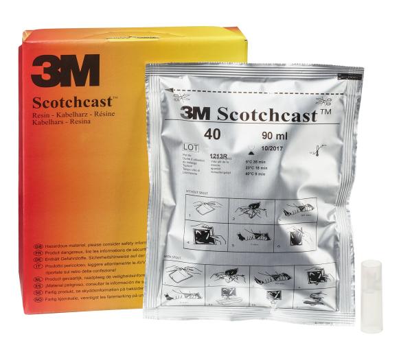 3M™ Scotchcast™ 40-A, Polyurethan-Kabelharz, 2-Komponenten GMG-System, Größe A, 90 ml