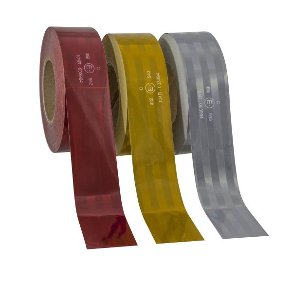 3M™ Scotchlite™ Prismatic Reflexfolie 943-72NL, Red, 1220 mm x 200 m, no logo