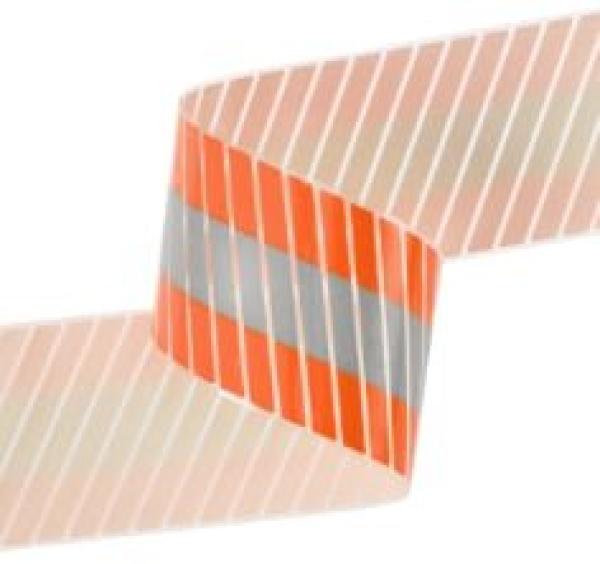3M™ Scotchlite™ Reflective Material 5686 NFPA, Orange-Silber-Orange, 50,8mm x 100m