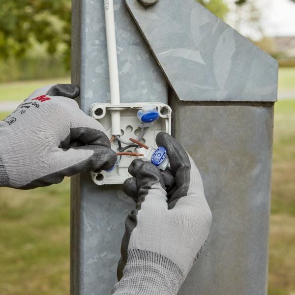 3M™ Scotchlok™ 314 Verbinder, feuchtigkeitsbeständig, flammwidrig, Blau, 600 V, max. 0,5 - 1,5 mm², 1000 Stück / Packung