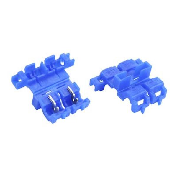 3M™ Scotchlok™ 972 Flachsicherungshalter, 972-A, Blau, 32 V, max. 0.75 – 1.5 mm², 1000 Stück / Karton