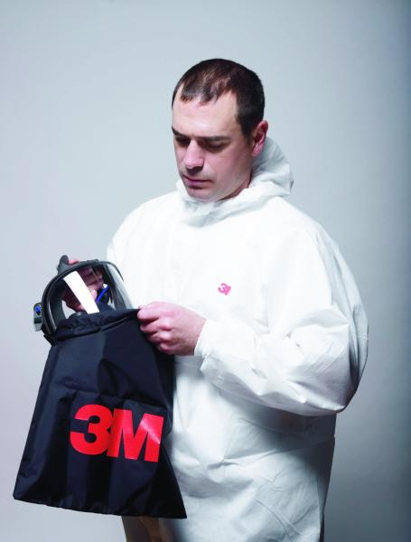 3M™ Secure Click™ Nylon-Mehrweg-Aufbewahrungsbeutel für Atemschutzmasken der Serie FF-800, FF-400-25