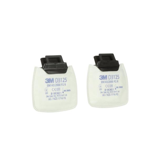 3M™ Secure Click™ Partikelfilter, P2 R D3125