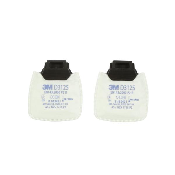 3M™ Secure Click™ Partikelfilter, P2 R D3125