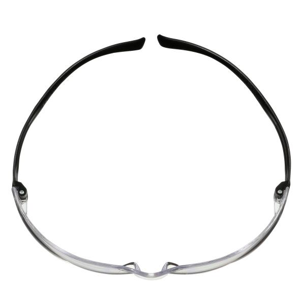 3M™ SecureFit™ 100 Schutzbrille, schwarze Bügel, Antikratz-Beschichtung, transparente Scheibe, SF101AS-BLK-EU, 5 Stück/Polybeutel, 20 Polybeutel pro Packung