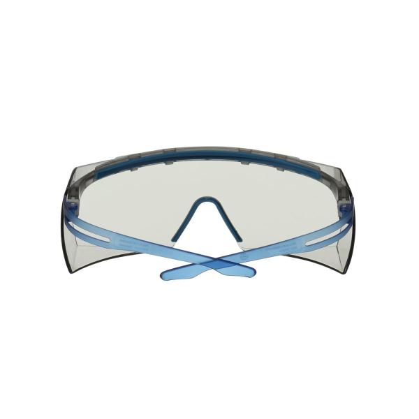 3M™ SecureFit™ 3700 Überbrille, blaue Bügel, Augenbrauenschutz, Scotchgard™ Anti-Fog-Beschichtung (K&N), hellgraue Scheibe für innen/außen, SF3707XSGAF-BLU-EU, 20 pro Packung