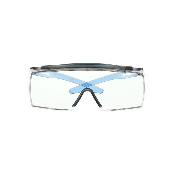3M™ SecureFit™ 3700 Überbrille, blaue Bügel, Augenbrauenschutz, Scotchgard™ Anti-Fog-Beschichtung (K&N), transparente Scheibe, SF3701XSGAF-BLU-EU, 20 pro Packung