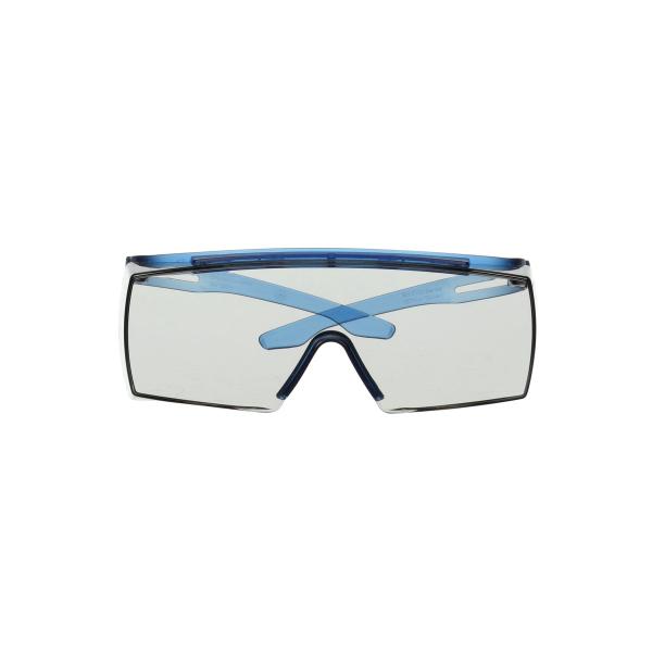 3M™ SecureFit™ 3700 Überbrille, blaue Bügel, Scotchgard™ Anti-Fog-Beschichtung (K&N), hellgraue Scheibe für innen/außen, SF3707SGAF-BLU-EU, 20 pro Packung