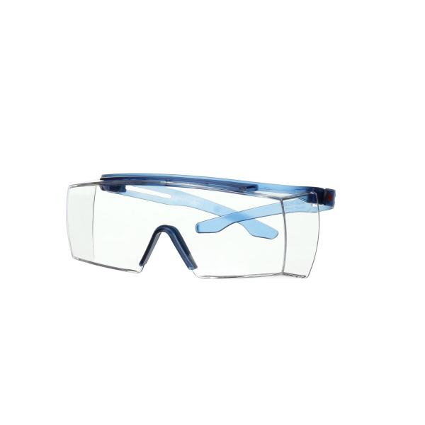 3M™ SecureFit™ 3700 Überbrille, blaue Bügel, Scotchgard™ Anti-Fog-Beschichtung (K&N), transparente Scheibe, SF3701SGAF-BLU-EU, 20 pro Packung