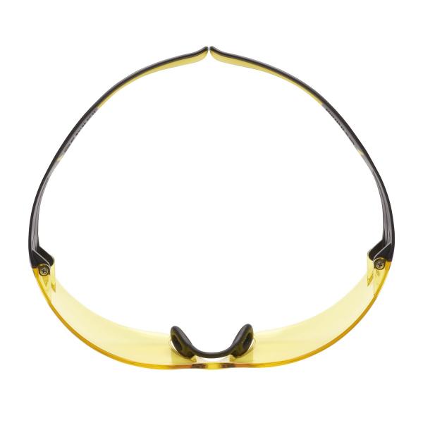3M™ SecureFit™ 400 Schutzbrille, gelb/schwarze Bügel, Scotchgard™ Anti-Fog-/Antikratz-Beschichtung (K&N), gelbe Scheibe, SF403SGAF-YEL-EU
