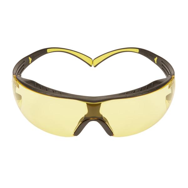 3M™ SecureFit™ 400X Schutzbrille, gelb/schwarze Bügel, Scotchgard™ Anti-Fog-/Antikratz-Beschichtung (K&N), gelbe Scheibe, 400X-SF403XSGAF-YEL-EU, 20 pro Packung
