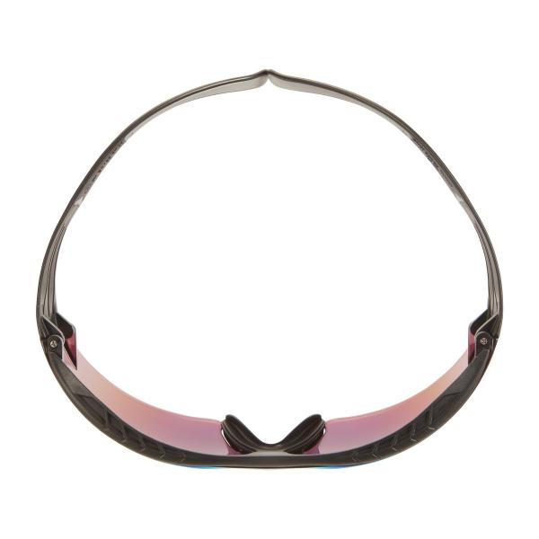 3M™ SecureFit™ 400X Schutzbrille, schwarz/schwarze Bügel, Antikratz-Beschichtung, orange-verspiegelte Scheibe, SF416XAS-BLK-EU, 20 pro Packung