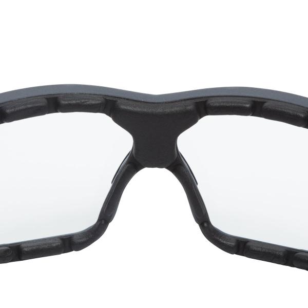 3M™ SecureFit™ 600 Schutzbrille, graue Bügel, Schaumrahmen, Scotchgard™ Anti-Fog-/Antikratz-Beschichtung (K&N), transparente Scheibe, SF601SGAF/FI-EU