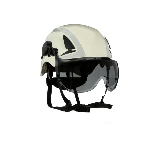 3M™ SecureFit™ Kurzvisier für Schutzhelme der Serien X5, X5000 und X5500, grau, Antibeschlag-/Antikratz-Beschichtung, Polycarbonat, X5-SV02-CE