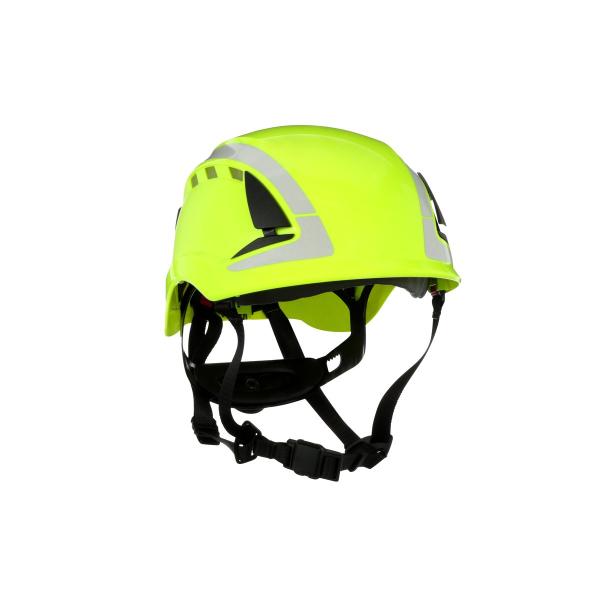 3M™ SecureFit™ Schutzhelm X5000, belüftet, reflektierend, CE, Neongrün, X5014V-CE