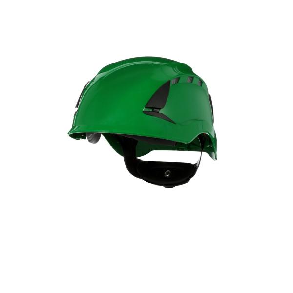 3M™ SecureFit™ Schutzhelm X5500, belüftet, CE, Grün, X5504V-CE