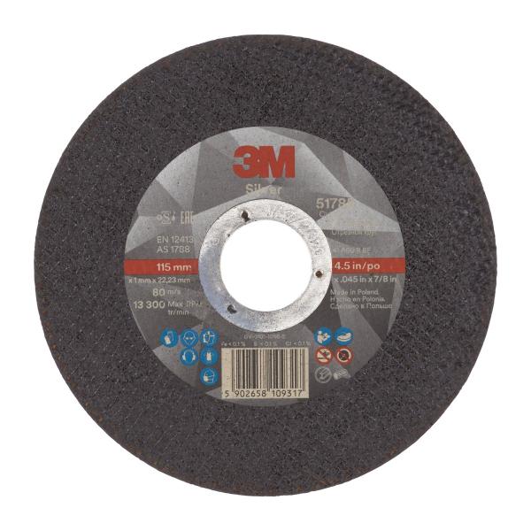 3M™ Silver Trennscheibe, T41, 115 mm x 1,0 mm x 22 mm