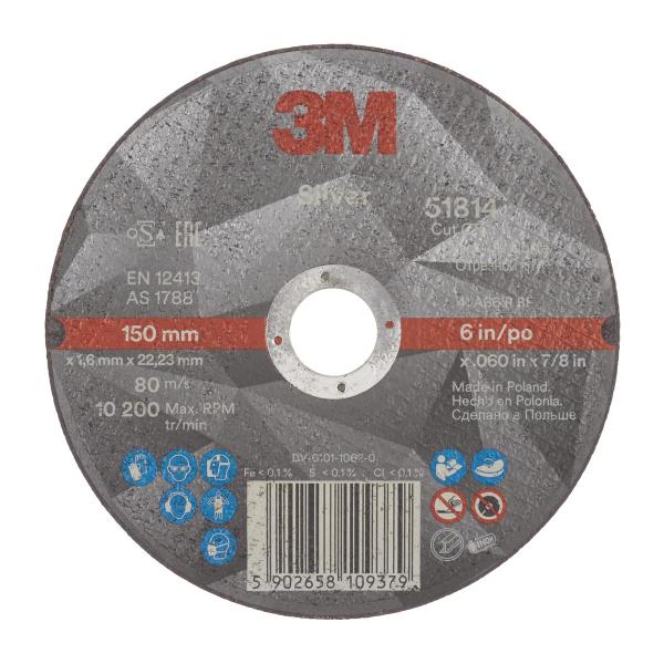 3M™ Silver Trennscheibe, T41, 150 mm x 1,6 mm x 22 mm