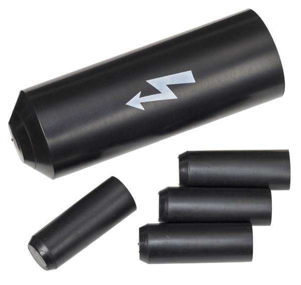 3M™ SKE S/2+3 Warmschrumpf-Spannungsfeste Kabelendgarnitur, Schwarz, 4x 35 - 150 mm²