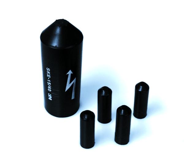 3M™ SKE S/5 Warmschrumpf-Spannungsfeste Kabelendgarnitur, Schwarz, 4x 185 - 400 mm²