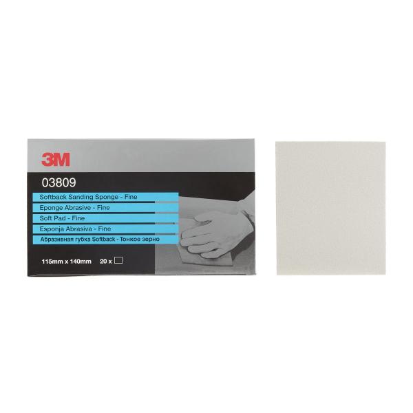 3M™ Soft Pads, 115 mm x 140 mm, fine, P320 - P400, 03809