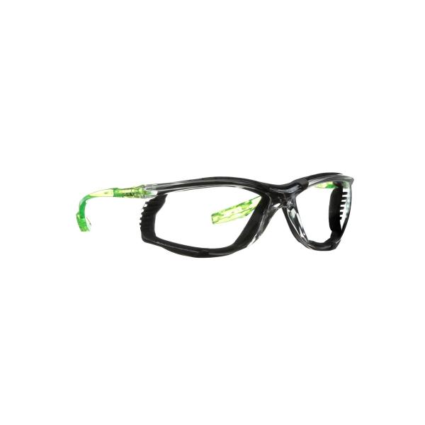 3M™ Solus™ CCS Schutzbrille, limettengrüne Bügel, Schaumrahmen, Scotchgard™ Anti-Fog-/Antikratz-Beschichtung (K&N), transparente Scheibe, SCCS01SGAF-GRN-F-EU, 20 pro Packung