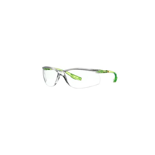 3M™ Solus™ CCS Schutzbrille, limettengrüne Bügel, Scotchgard™ Anti-Fog-/Antikratz-Beschichtung (K & N), transparente Scheibe, SCCS01SGAF-GRN-EU, 20 pro Packung