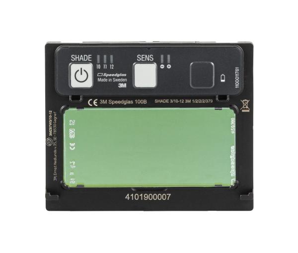 3M™ Speedglas™ Automatik-Schweißfilter Serie 100, 100B, Dunkelstufeen 3, 10–12, 750014