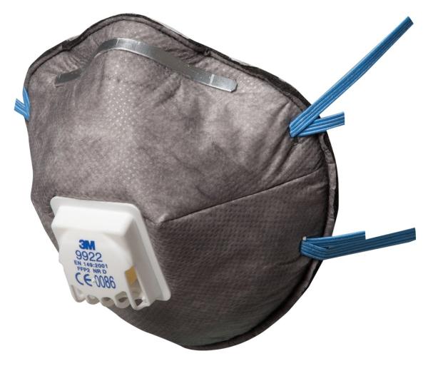 3M™ Spezialpartikelmaske, FFP2, mit Ventil, 9922