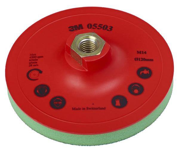 3M™ Stikit™ Stützteller, 125 mm, M14, für selbstklebende Scheiben