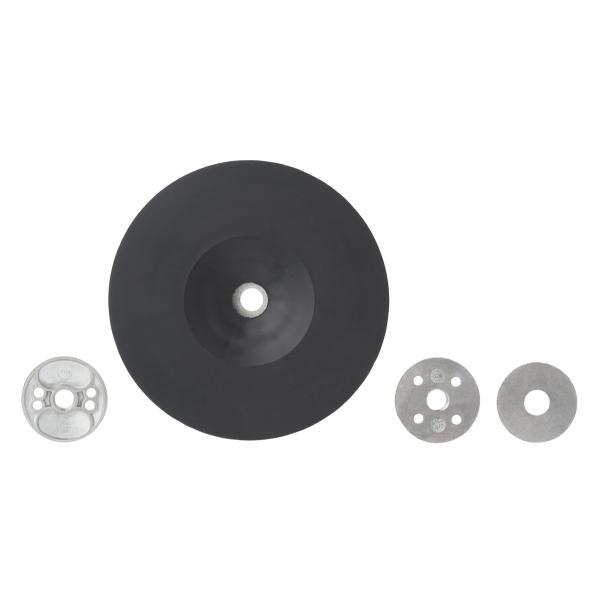 3M™ Stützteller für Fiberscheiben, flach, schwarz, 180 mm