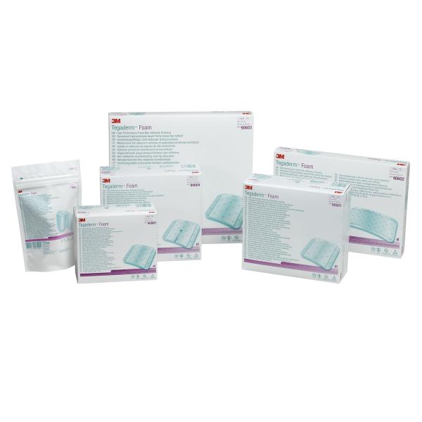 3M™ Tegaderm™ Foam nicht klebend, 90600, 5 cm x 5 cm, 10 / Packung