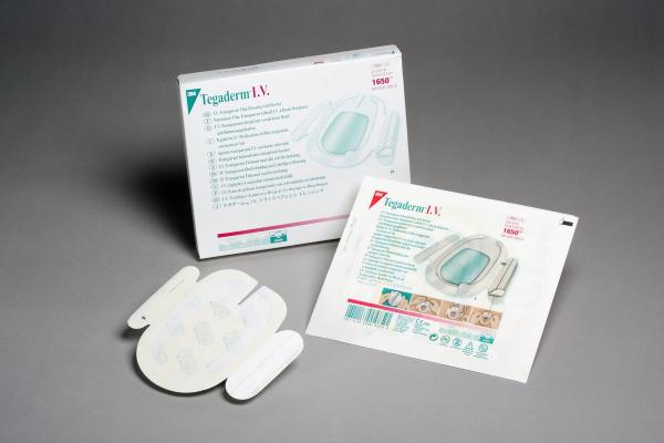 3M™ Tegaderm™ I.V.-Fixierverband, 1650, 10 cm x 15.5 cm