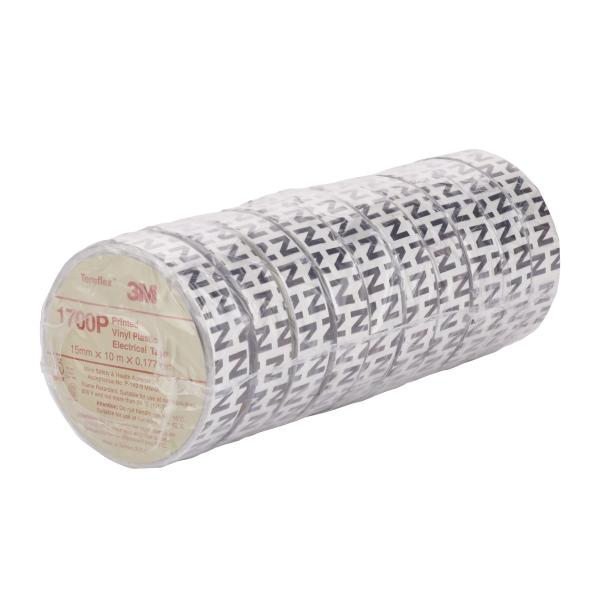3M™ Temflex™ 1700 Vinyl Elektro-Isolierband, Blau, 15 mm x 10 m, 0,17 mm, Schwarz bedruckt "N"