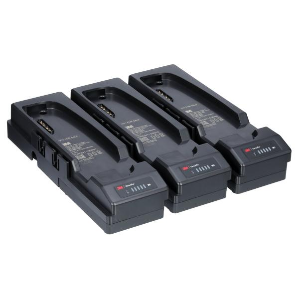 3M™ Versaflo™ Batterie-Ladegerät-Pack (3er-Station) speziell für Versaflo™ TR-600 & TR-800, TR-642-3