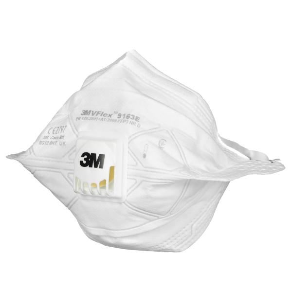 3M™ VFlex™ Partikelmaske, FFP3, mit Ventil, 9163E