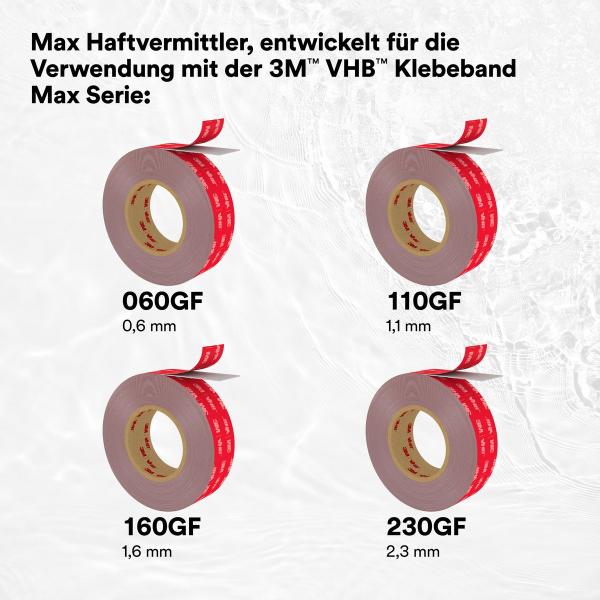 3M™ VHB™ Klebeband Max Haftvermittler, klar, 250 ml