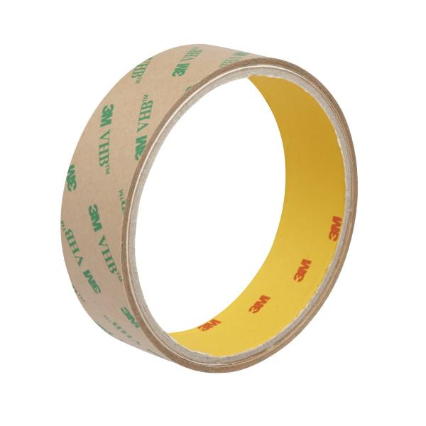 3M™ VHB™ Transfer-Klebeband F9460PC, Transparent, 25 mm x 3 m, 0.058 mm, Musterrolle