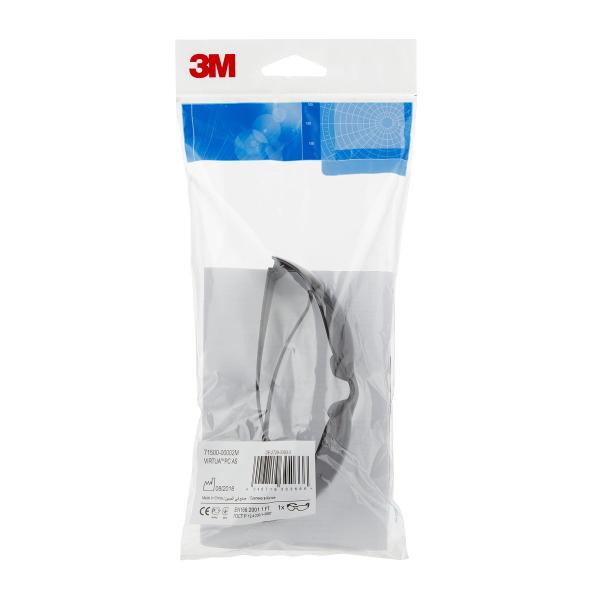 3M™ Virtua™ Schutzbrille, Antikratz-/Anti-Fog-Beschichtung, graue Scheibe, 715002AF-EU, 20 pro Packung