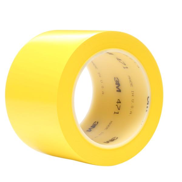 3M™ Weich-PVC-Klebeband 471, Gelb, 76 mm x 33 m, 0.14 mm
