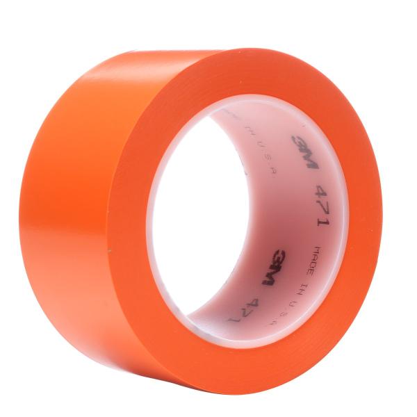 3M™ Weich-PVC-Klebeband 471, Orange, 50 mm x 33 m, 0.14 mm